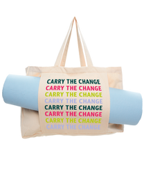 Artikelbild zu Artikel&nbsp;GOOD KARMA YOGA BAG - Natural - Carry the Change - print bunt