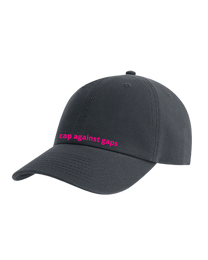 Artikelbild zu Artikel&nbsp;HEADS UP CAP Dark Grey cap against gaps - Stick pink