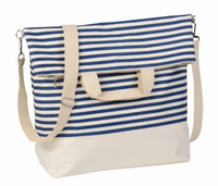Strandtasche Juist blau- weiß