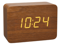 TFA Funk-Wecker in Holz-Optik