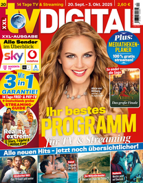 Artikelbild zu Artikel&nbsp;TV DIGITAL XXL 0020/2025