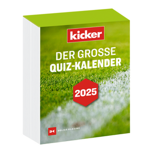 Der große kicker Quiz-Kalender 2025
