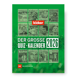 Der große kicker Quiz-Kalender 2026