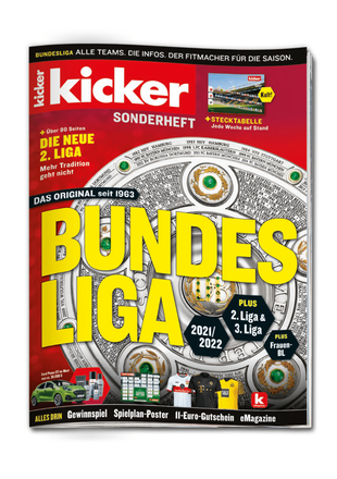 kicker Sonderheft Bundesliga 2021/22