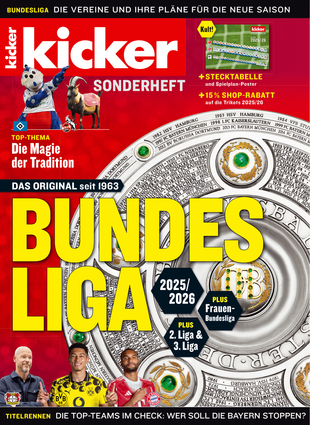 kicker Sonderheft Bundesliga 2025/26