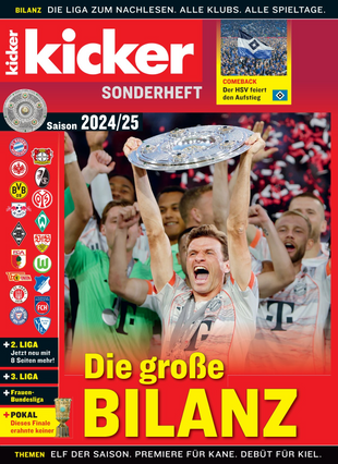 kicker Sonderheft Die große Bilanz 2024/25