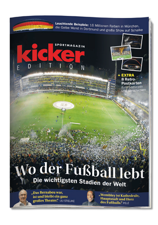 kicker Edition Wo der Fußball lebt - Die wichtigsten Stadien der Welt