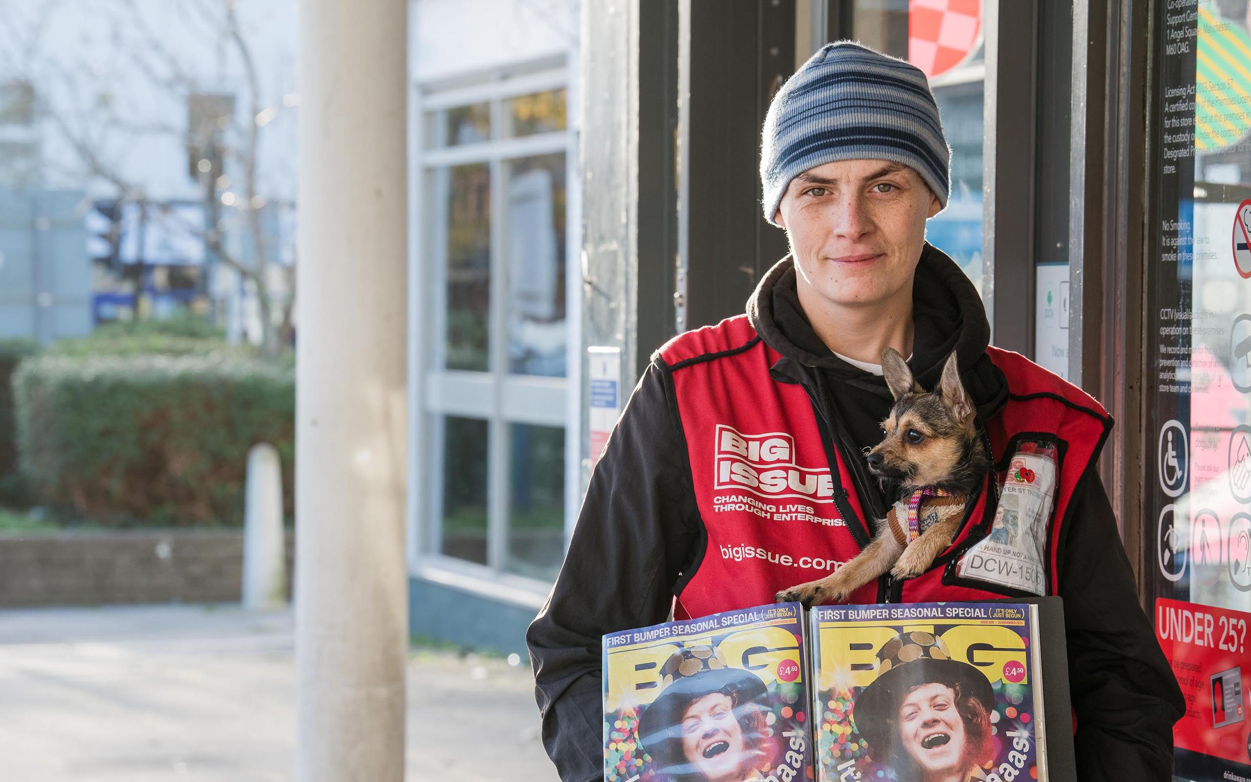 Your support funds our frontline team and our vital work with vendors like Alfie