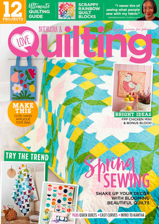 Picture for article Love Patchwork & Quilting MagazineISSUE 122