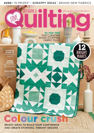 Picture for article Love Patchwork & Quilting MagazineISSUE 132