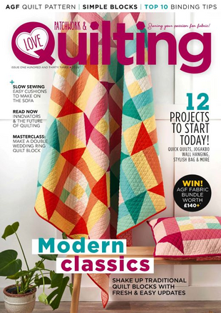 Picture for article Love Patchwork & Quilting MagazineISSUE 133