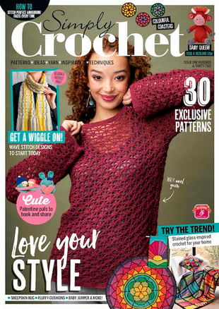 Picture for article Simply Crochet Magazine ISSUE 132 -First Issue Af