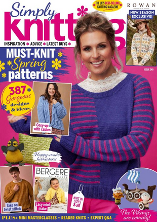 Picture for article Simply Knitting Magazine April 2024