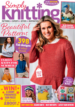 Picture for article Simply Knitting Magazine Issue 264
