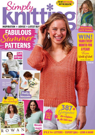 Picture for article Simply Knitting Magazine July 2024