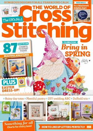 The World of Cross Stitching Magazine April 2025