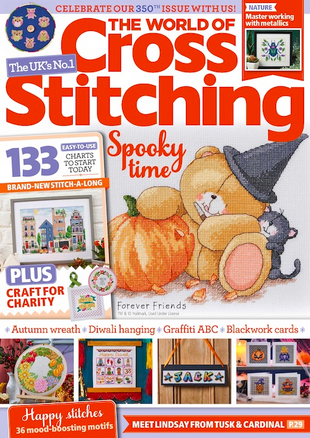 Picture for article The World of Cross Stitching Magazine - October 2024